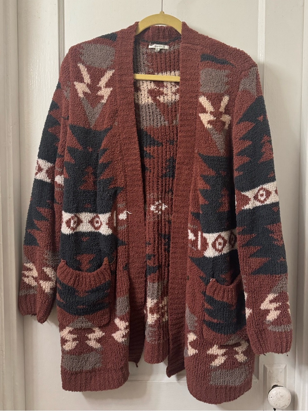 JODIFL Soft Aztec Pattern Cardigan